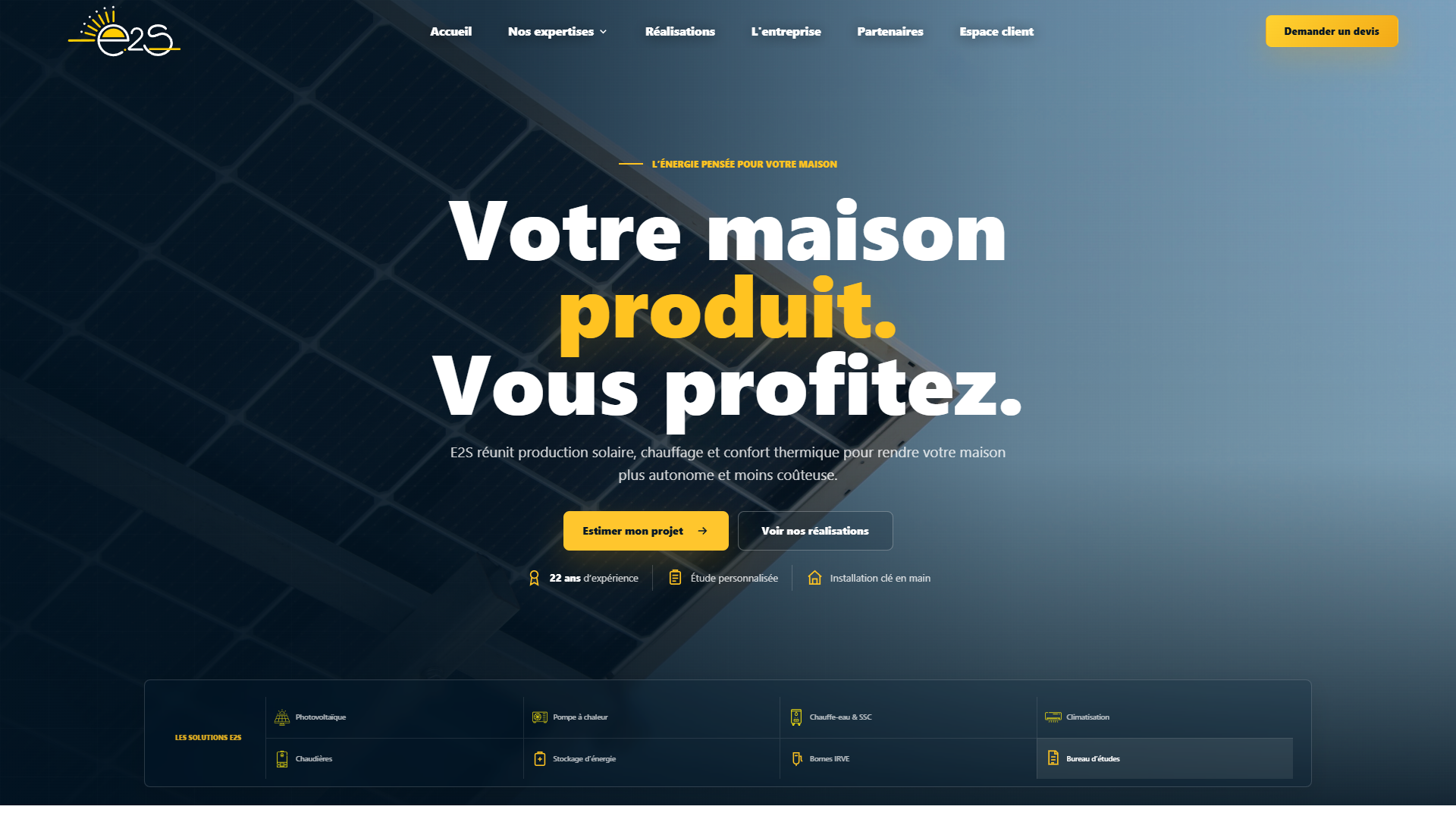 Accueil E2 Solaire