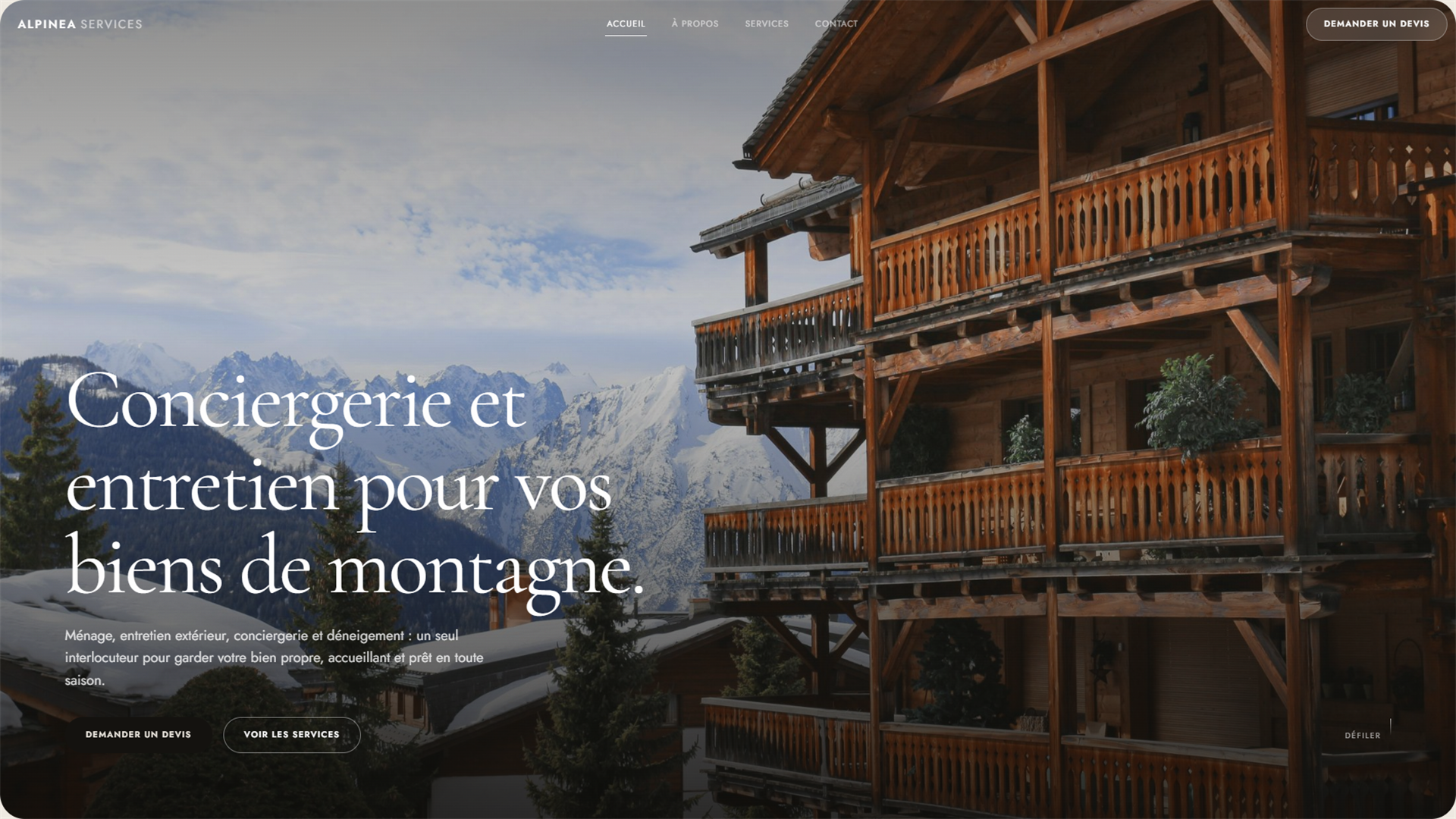 Accueil Alpinéa Services