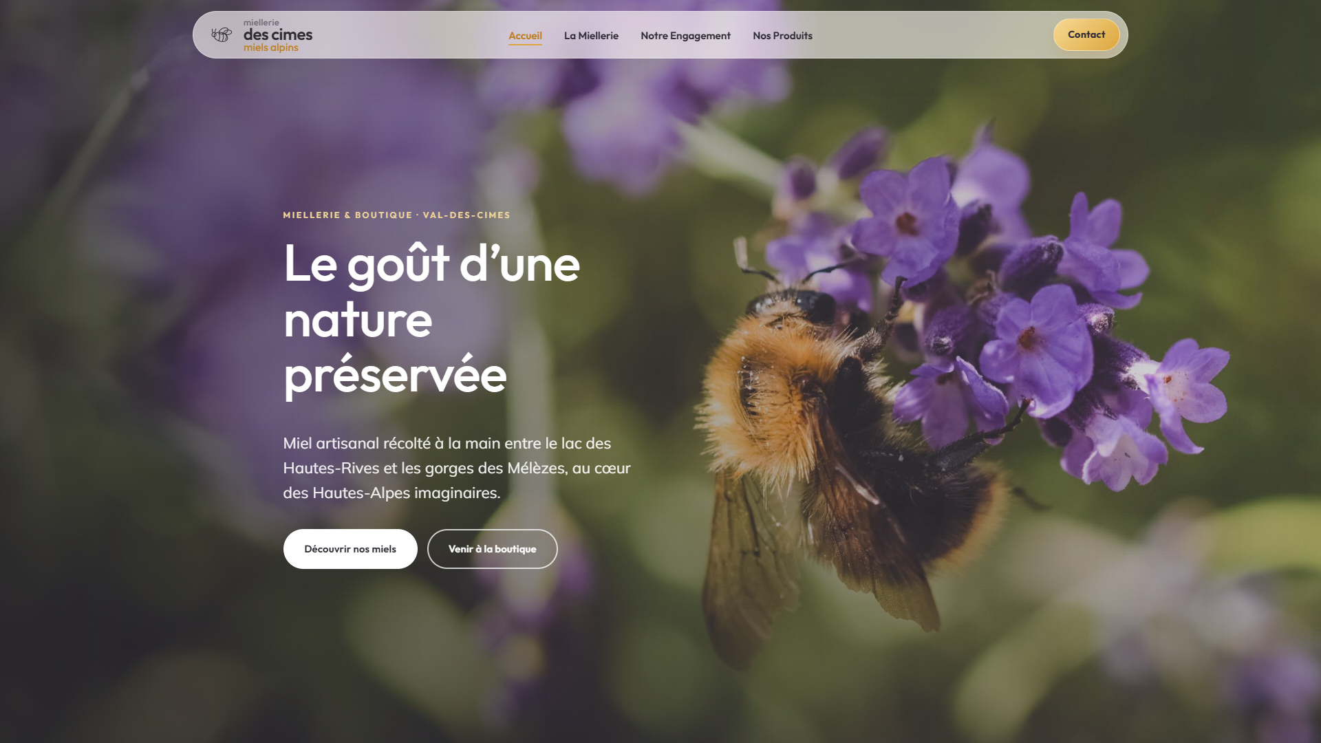 Accueil Miellerie des Cimes